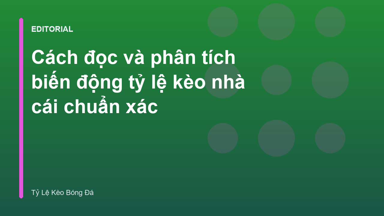Biểu đồ minh họa biến động tỷ lệ kèo nhà cái trong bóng đá